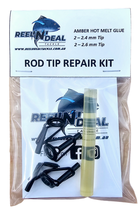 Fishing Rod Tip Repair Replacement Kit with Tips and Hot Melt