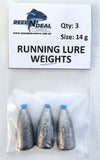 Running Lure Weights