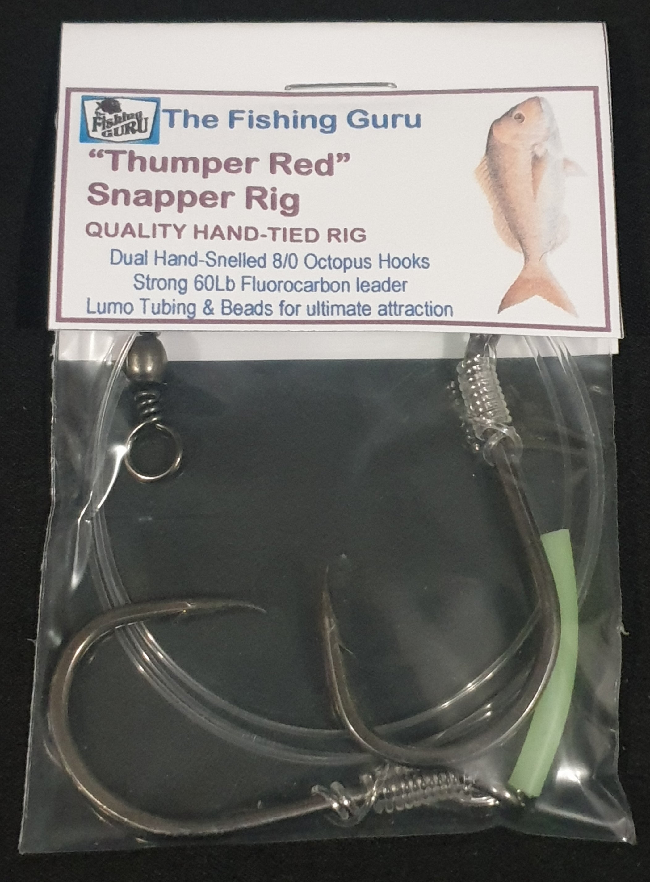 THUMPER RED SNAPPER PRE MADE RIG - REEL 'N' DEAL TACKLE