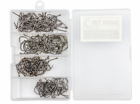 OCTOPUS CIRCLE HOOKS - 1# 2# 4# 6# - 200 PACK - REEL 'N' DEAL TACKLE