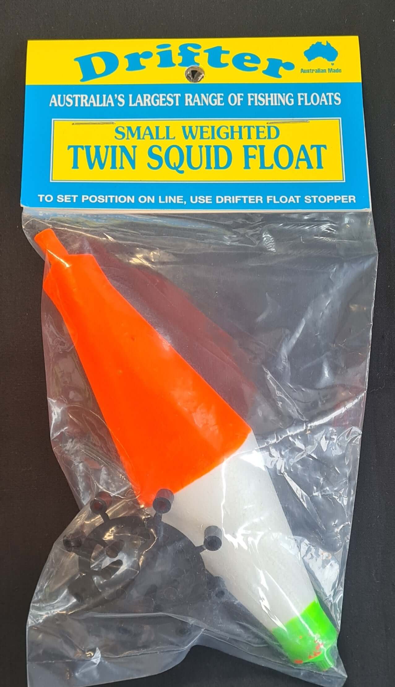 Drifter Twin Squid Float Weighted Small – REEL 'N' DEAL TACKLE
