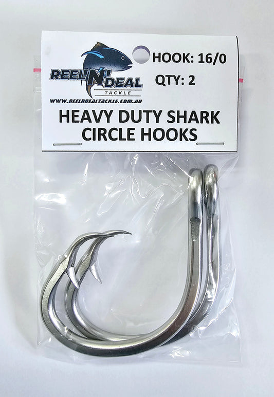 Stainless Steel Heavy Duty Shark Circle Hooks 16/0