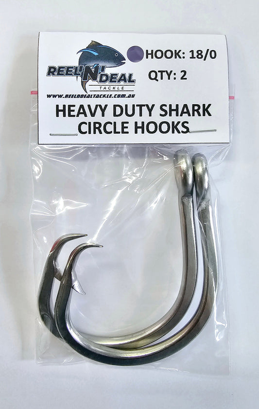 Stainless Steel Heavy Duty Shark Circle Hooks 18/0