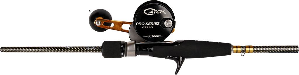 CATCH COMBO PRO SERIES KENSAI 150g 6'3'' 190CM ROD & JGX2000 REEL - REEL 'N' DEAL TACKLE