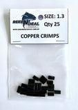 Double Copper Crimps 25 Pack