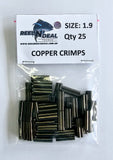 Double Copper Crimps 25 Pack