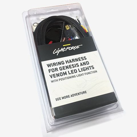LIGHTFORCE DRIVING-LIGHT HARNESS 12V 4 PIN, 3POS, SWITCH WITH WATERPROOF CONNECTORS - REEL 'N' DEAL TACKLE
