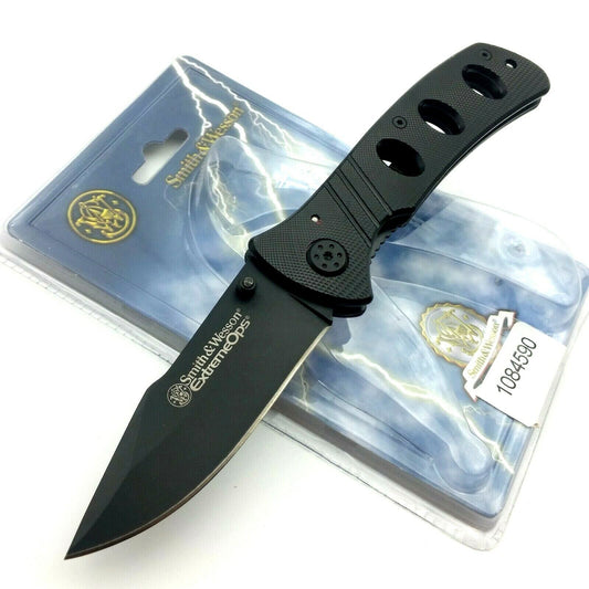 Smith & Wesson Extreme Ops Linerlock Folding Knife Black
