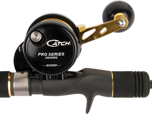 CATCH COMBO PRO SERIES KENSAI 150g 6'3'' 190CM ROD & JGX2000 REEL - REEL 'N' DEAL TACKLE