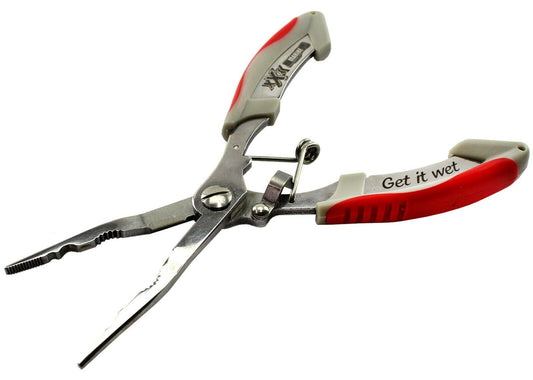 XXX MARINE STAINLESS STEEL LONG NOSE PLIERS - REEL 'N' DEAL TACKLE