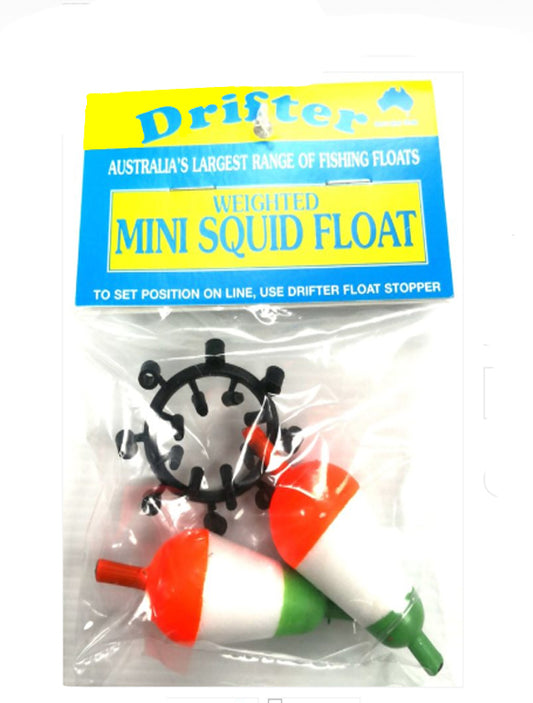 Drifter Weighted Mini Squid Float