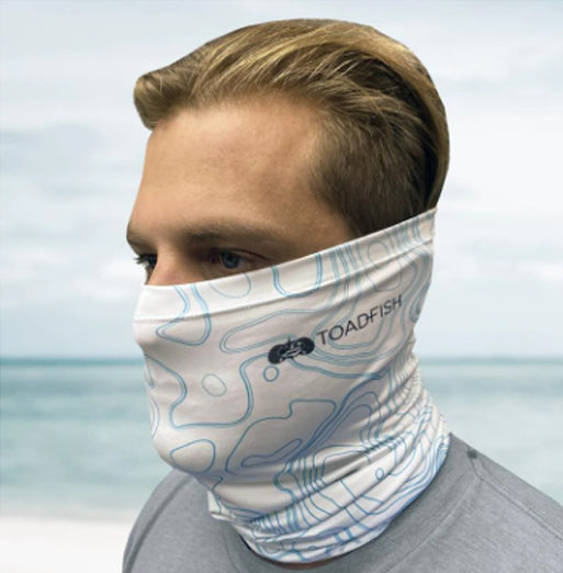 Toad Fish UV Sun Gaiter Mask Topo