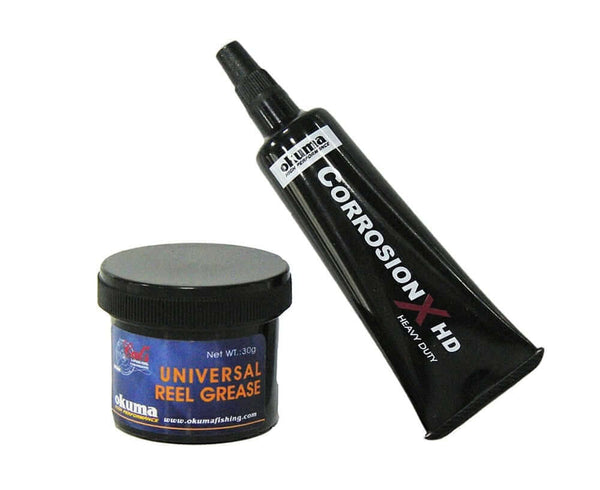 Okuma Cals Reel Grease 30g & Corrosion-X HD Oil – REEL 'N' DEAL TACKLE