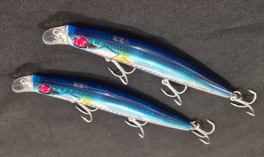 D-KILLER'S HARYU MINNOW LURES 125MM FLOATING - 2 LURE PACK - REEL 'N' DEAL TACKLE