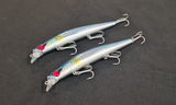 D-KILLER'S HARYU MINNOW LURES 125MM FLOATING - 2 LURE PACK - REEL 'N' DEAL TACKLE