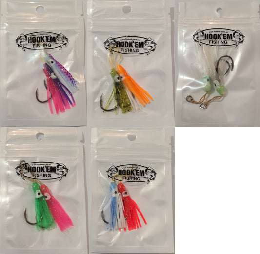SQUID ASSIST - 1/0 60MM KEVLAR BRAID 100LB - 2 PACK - REEL 'N' DEAL TACKLE
