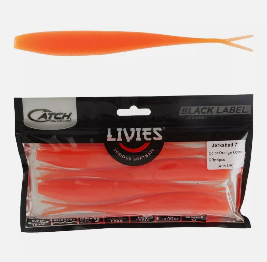 CATCH BLACK LABEL LIVIES 5" JERKSHAD - REEL 'N' DEAL TACKLE
