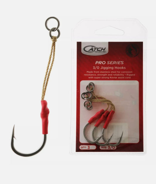 CATCH 3/0 JIGGING ASSIST HOOKS - REEL 'N' DEAL TACKLE