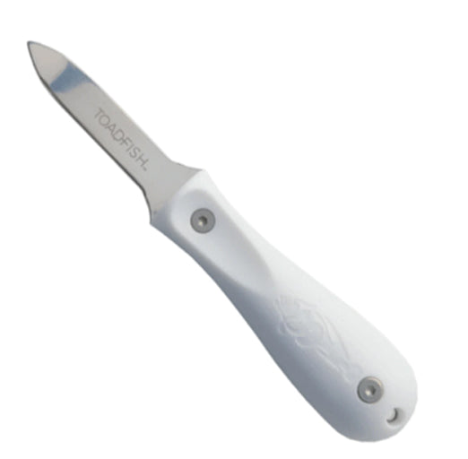 Toad Fish Oyster Knife White