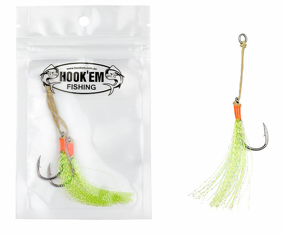 JIG ASSIST - 2/0 60MM KEVLAR BRAID 100LB - 2 PACK - REEL 'N' DEAL TACKLE