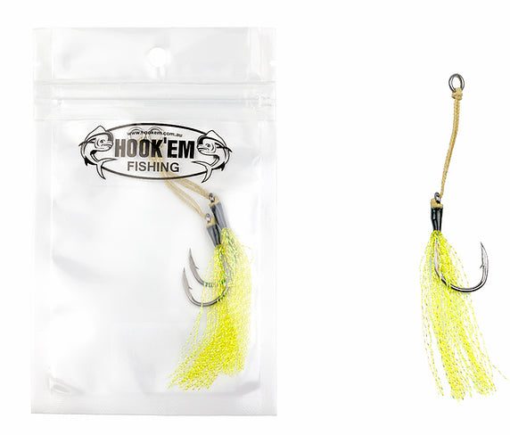 JIG ASSIST - 2/0 60MM KEVLAR BRAID 100LB - 2 PACK - REEL 'N' DEAL TACKLE