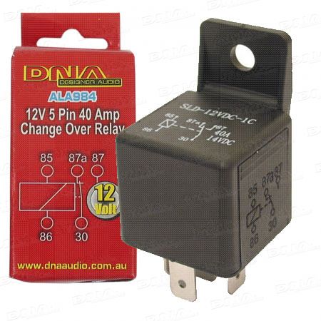 12V 5 PIN CHANGE OVER RELAY - REEL 'N' DEAL TACKLE