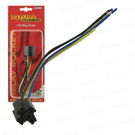 5 PIN RELAY SOCKET - 14CM LONG WIRES - REEL 'N' DEAL TACKLE