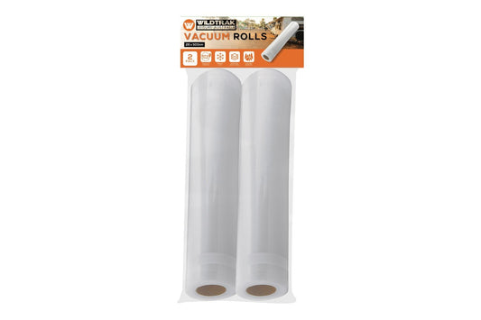 WILDTRAK VACUUM SEALER ROLLS 28x500cm 2 PACK - REEL 'N' DEAL TACKLE