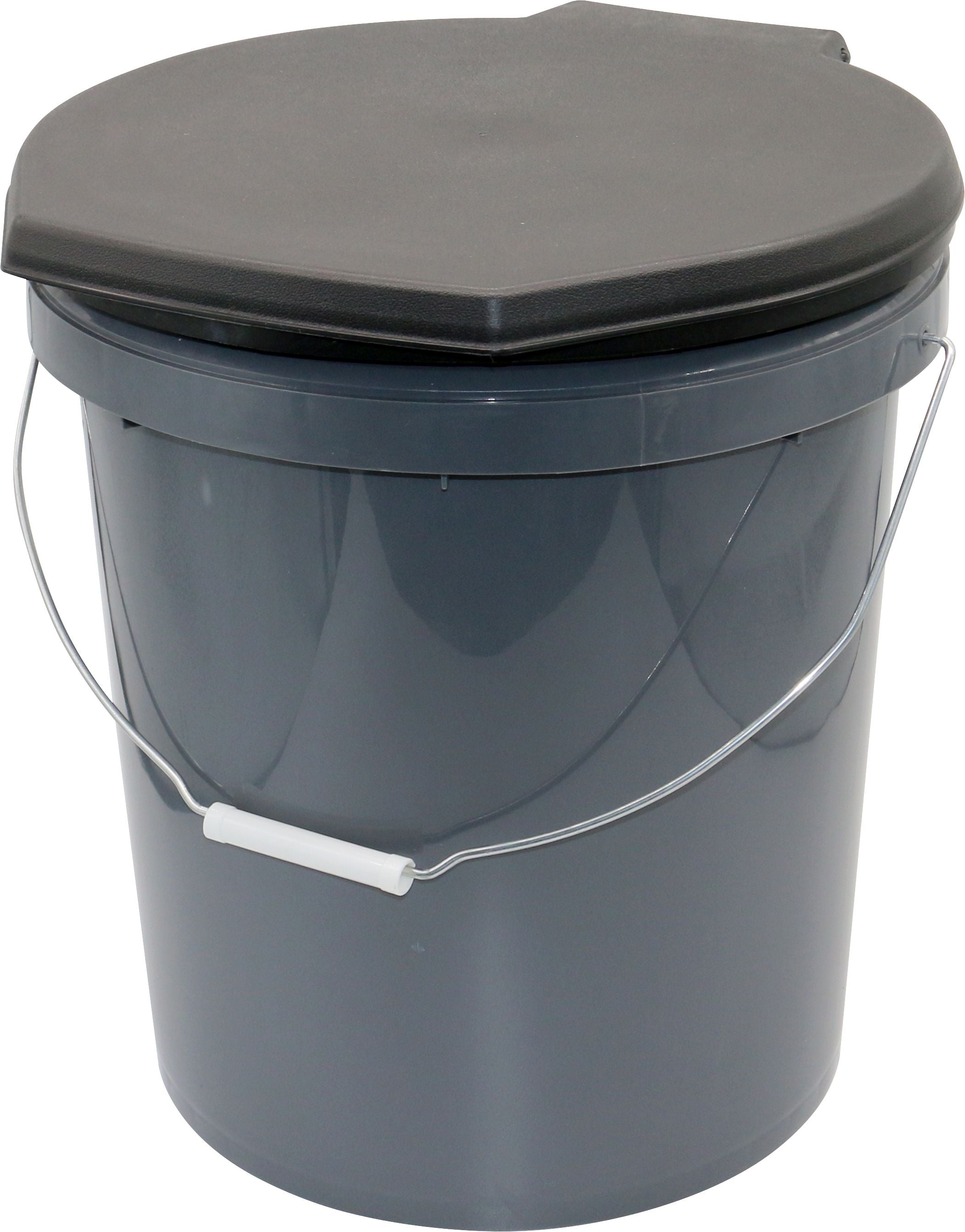 WILDTRAK TRAVEL TOILET 20L BUCKET WITH LID & SEAT - REEL 'N' DEAL TACKLE