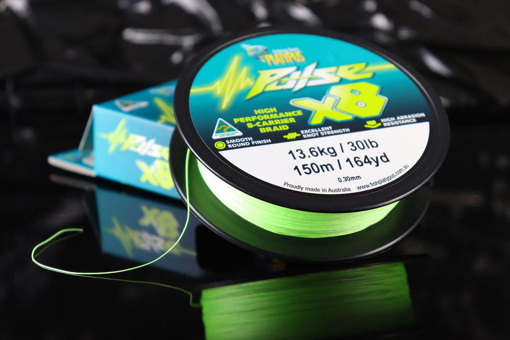 PLATYPUS PULSE X8 BRAID - 300M - REEL 'N' DEAL TACKLE