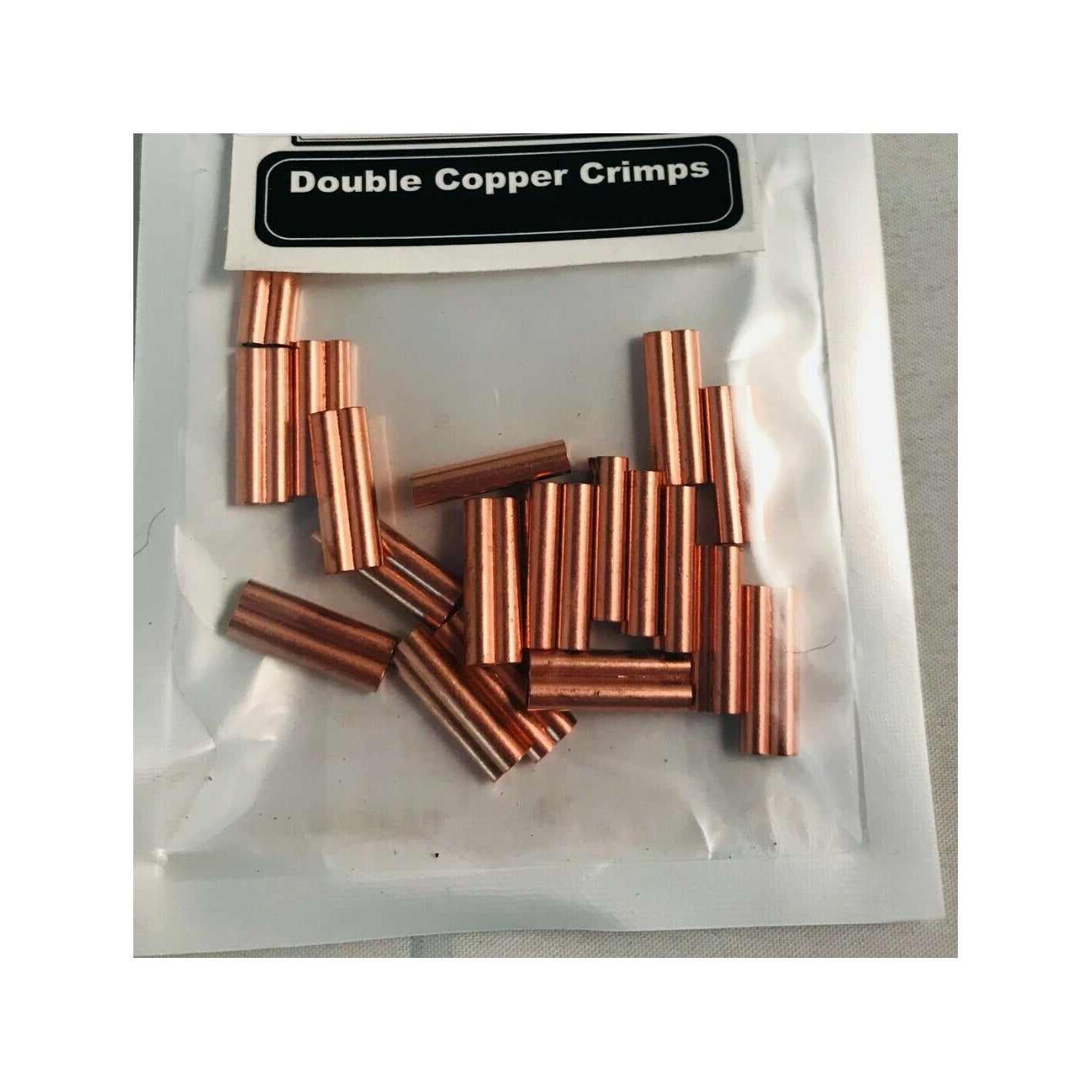 HOOKEM DOUBLE COPPER CRIMPS - 20 PACK - REEL 'N' DEAL TACKLE