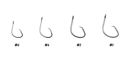 OCTOPUS CIRCLE HOOKS - 1# 2# 4# 6# - 200 PACK - REEL 'N' DEAL TACKLE